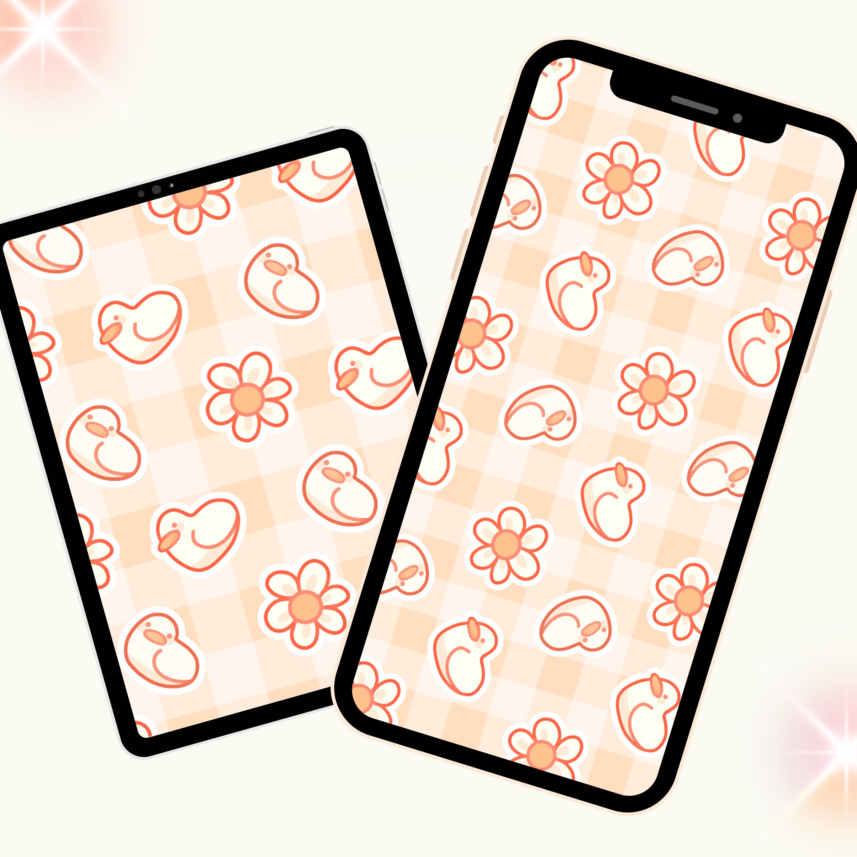✩ Digital Wallpapers | Duckies Picnic ✩