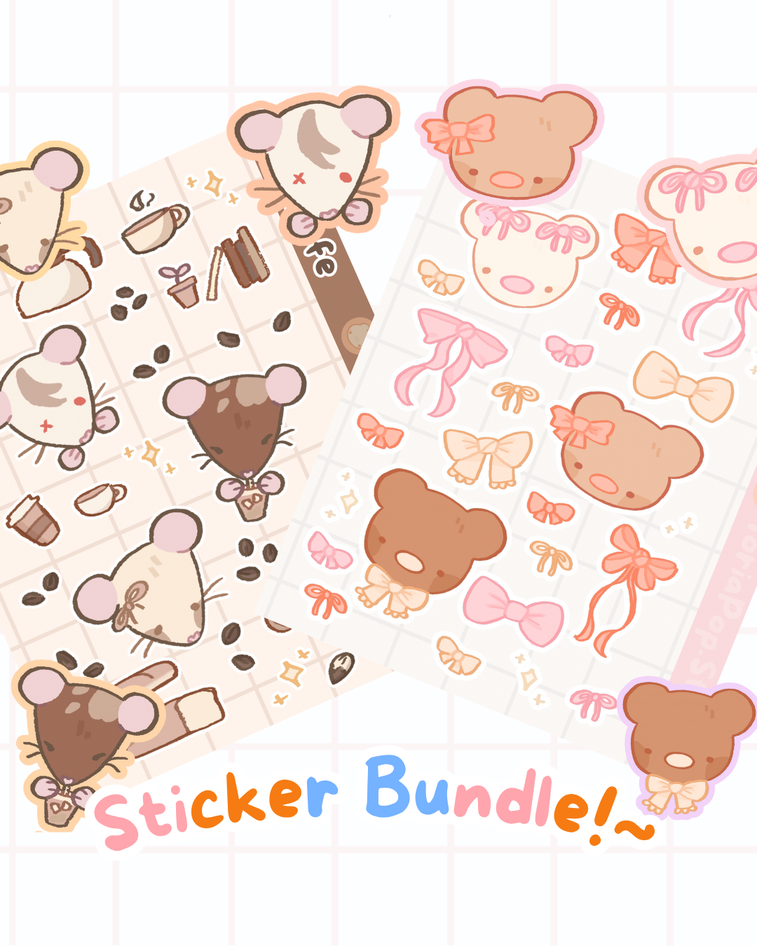 ✧˖°. Kawaii Friends Sticker Bundles! ✧˖°.